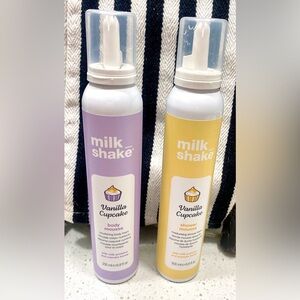 Milk Shake Vanilla Cupcake Body and Shower Mousse Set
